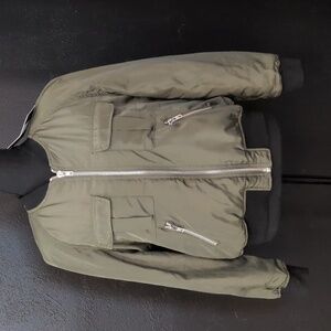 NWT Missguided Satin Bomber Jacket